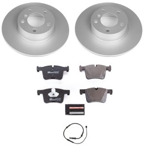BMW 320i Brake Kit - Front - PowerStop - Genuine Geomet Coated Rotors + ECE-R90 Brake Pads - `13-`18 BMW 320i Brake Kit - Front - PowerStop - Genuine Geomet Coated Rotors + ECE-R90 Brake Pads - `13-`18
