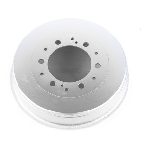 Toyota Tacoma Brake Drums - Rear - PowerStop - High Temp Coated - Silver - `05-`20