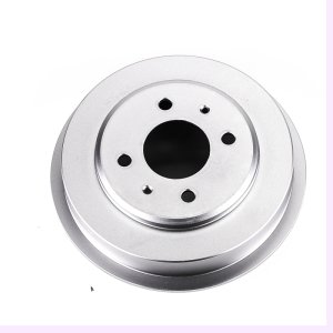 Hyundai Accent Brake Drum - Rear - PowerStop - High Temp Coated - Silver - `03-`05