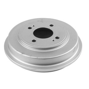 Honda Insight Brake Drum - Rear - PowerStop - Premium High Temp Coated - Silver - `10-`14