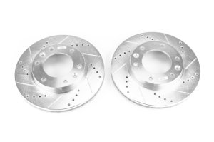 Hyundai Entourage Brake Rotors (2) - Front - PowerStop - Evolution Drilled & Slotted - `07-`08