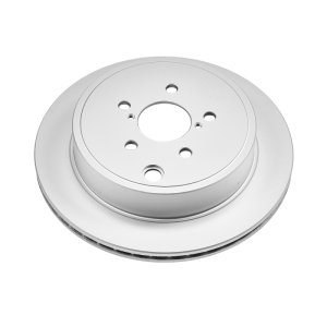 Toyota GR86 Brake Rotor (1) - Rear - PowerStop - Evolution Geomet Coated - Silver - `17-`20