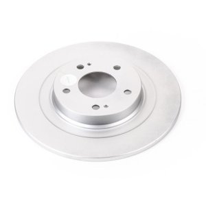 Mitsubishi Outlander Brake Rotor (1) - Rear - PowerStop - Evolution Geomet Coated - Silver - `14-`19