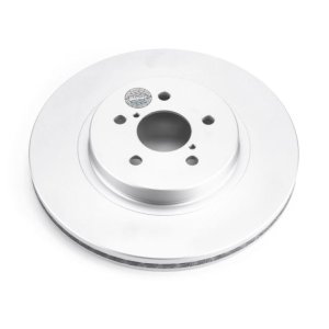 Subaru XV Crosstrek Brake Rotor (1) - Front - PowerStop - Evolution Geomet Coated - Silver - `18-`19