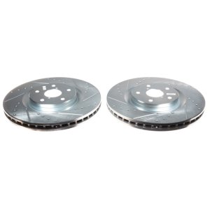 Subaru Ascent Brake Rotor (2) - Front - PowerStop - Evolution Drilled & Slotted - `19-`21