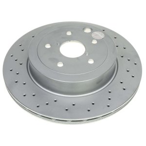 Subaru WRX STI Brake Rotor (1) - Rear - PowerStop - EVOLUTION GENUINE GEOMET COATED - `18-`20