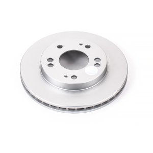 Dodge Avenger Brake Rotor (1) - Front - PowerStop - Evolution Geomet Coated - Silver - `95-`00