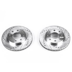 Hyundai Elantra Brake Rotor (2) - Front - PowerStop - Evolution Drilled & Slotted Rotors - `98-`06