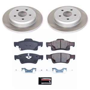 Toyota Highlander Brake Kit - Front + Rear - PowerStop - Drilled & Slotted Rotors + Carbon-Fiber Ceramic Pads - `01-`03