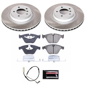 Toyota Camry Brake Kit - Front + Rear - PowerStop - Drilled & Slotted Rotors + Carbon-Fiber Ceramic Pads - `02-`04