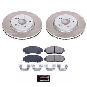 Mazda B3000 Brake Kit - Front + Rear - PowerStop - Z23 Evolution Sport + Carbon-Fiber Ceramic Pads + Drilled & Slotted Rotors - `03-`09