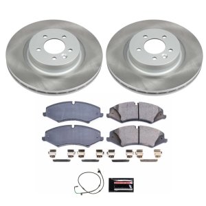 Toyota Tundra Brake Kit - Front + Rear - PowerStop - Drilled & Slotted Rotors + Carbon-Fiber Ceramic Pads + Brake Drums - `00-`03