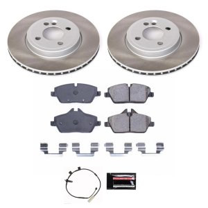 Toyota Tundra Brake Kit - Front + Rear - PowerStop - Z23 Evolution Sport + Drilled & Slotted Rotors + Carbon-Fiber Ceramic Pads + Brake Drums + Brake Shoes - `00-`03
