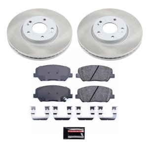 Dodge Durango Brake Kit - Front + Rear - PowerStop - Z36 Truck Ceramic Brake Pads + Drilled & Slotted Rotors + Drum + Shoe Kit - `01-`02