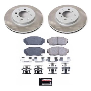 Ford F-150 Brake Kit - Front + Rear - PowerStop - Z23 Evolution with Drilled & Slotted Rotors + Carbon-Fiber Ceramic Pads - `00-`04 Ford F-150 Brake Kit - Front + Rear - PowerStop - Z23 Evolution with Drilled & Slotted Rotors + Carbon-Fiber Ceramic Pads - `00-`04