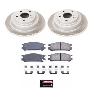 GMC Savana 2500 Brake Kit - Front + Rear - PowerStop - Drilled & Slotted Rotors + Carbon-Fiber Ceramic Pads - `03-`05