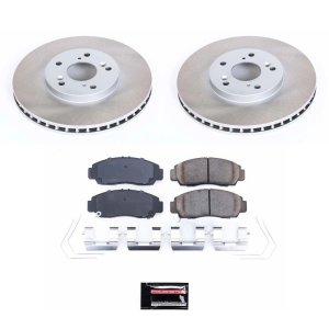 Chevrolet Silverado 2500 HD Brake Kit - Front + Rear - PowerStop - Z23 Evolution Sport + Carbon-Fiber Ceramic Pads + Drilled & Slotted Rotors - `01-`10