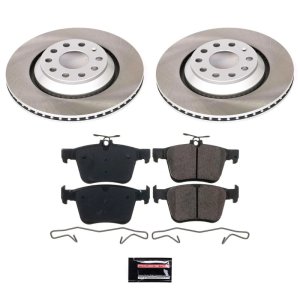 Infiniti I30 Brake Kit - Front + Rear - PowerStop - Z23 Evolution Sport + Carbon-Fiber Ceramic Pads + Drilled & Slotted Rotors - `00-`01