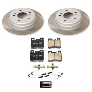 Acura MDX Brake Kit - Front + Rear - PowerStop - Drilled & Slotted Rotors + Carbon-Fiber Ceramic Pads - `01-`02