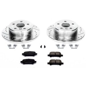 Toyota Avalon Brake Kit - Rear - PowerStop - Z23 Evolution Sport Brake Kit - `00-`04