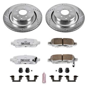 Infiniti G35 Brake Kit - Rear - PowerStop - Z26 Street Warrior - `07-`08
