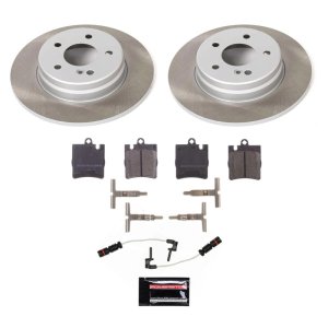 Ford Explorer Sport Brake Kit - Front + Rear - PowerStop - Drilled & Slotted Rotors + Carbon-Fiber Ceramic Pads - `01-`02