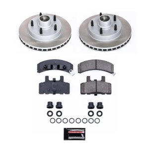 Buick Rendezvous Brake Kit - Front + Rear - PowerStop - Z23 Evolution Sport + Carbon-Fiber Ceramic Pads + Drilled & Slotted Rotors - `02-`07