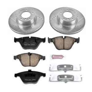 BMW 3 Series Brake Kit - Front - PowerStop - Drilled & Slotted Rotors + Carbon-Fiber Ceramic Pads - `08-`10 BMW 3 Series Brake Kit - Front - PowerStop - Drilled & Slotted Rotors + Carbon-Fiber Ceramic Pads - `08-`10