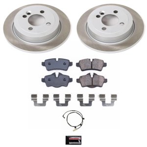 Dodge Ram 2500 Brake Kit - Front + Rear - PowerStop - Z23 Evolution Sport + Carbon-Fiber Ceramic Pads + Drilled & Slotted Rotors - `01-`02