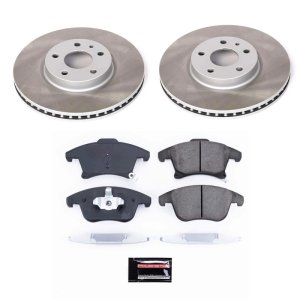 BMW X5 Brake Kit - Front + Rear - PowerStop - Z23 Evolution Sport + Carbon-Fiber Ceramic Pads + Drilled & Slotted Rotors - `00-`06