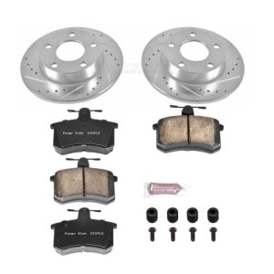Audi A4 Quattro Brake Kit - Rear - PowerStop - Z23 Evolution Sport Kit - `96-`01