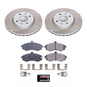 Buick Regal Brake Kit - Front + Rear - PowerStop - Drilled & Slotted Rotors + Carbon-Fiber Ceramic Pads - `12-`13