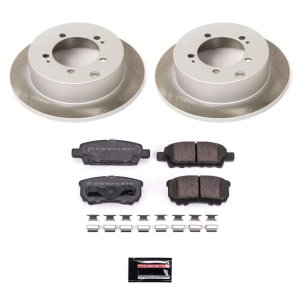 Volkswagen Touareg Brake Kit - Front + Rear - PowerStop - Z23 Evolution Sport + Carbon-Fiber Ceramic Pads + Drilled & Slotted Rotors - `11-`15