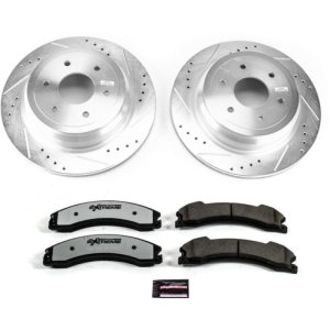 Nissan Titan XD Brake Kit - Rear - PowerStop - Z36 Truck & Tow Brake Upgrade Kit - `16-`18 Nissan Titan XD Brake Kit - Rear - PowerStop - Z36 Truck & Tow Brake Upgrade Kit - `16-`18
