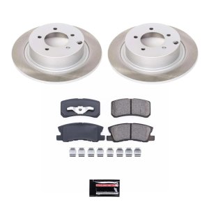 Audi A4 Quattro Brake Kit - Front + Rear - PowerStop - Drilled & Slotted Rotors + Carbon-Fiber Ceramic Pads - `04-`06