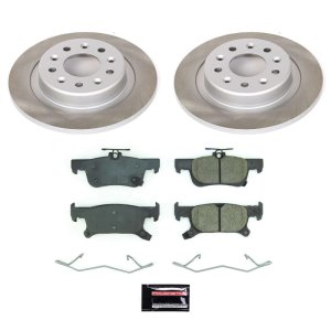 Ford F-350 Super Duty Brake Kit - Front + Rear - PowerStop - Drilled & Slotted Rotors + Carbon-Fiber Ceramic Pads - 2016