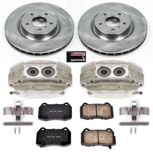 INFINITI G35 Brake Kit - Front - PowerStop - Autospecialty Rotors + Evolution Ceramic Pads + Non-Coated Calipers - `03-`04