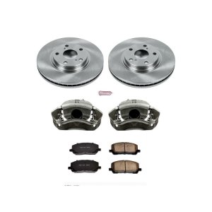 Toyota Highlander Brake Kit - Front - PowerStop - Autospecialty Rotors + Evolution Ceramic Pads + Non-Coated Calipers - `01-`07