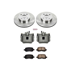 Chevrolet Prizm Brake Kit - Front - PowerStop - Autospecialty Rotors + Evolution Ceramic Pads + Non-Coated Calipers - `98-`02