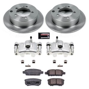 Mitsubishi Outlander Brake Kit - Rear - PowerStop - Autospecialty Rotors + Evolution Ceramic Pads + Replacement Calipers - `05-`06