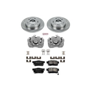 Honda Prelude Brake Kit - Rear - PowerStop - Autospecialty Rotors + Evolution Ceramic Pads + Non-Coated Calipers - `97-`01 Honda Prelude Brake Kit - Rear - PowerStop - Autospecialty Rotors + Evolution Ceramic Pads + Non-Coated Calipers - `97-`01