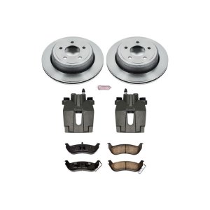 Ford Crown Victoria Brake Kit - Rear - PowerStop - Autospecialty Rotors + Z16 Ceramic Pads + Non-Coated Calipers - `03-`11