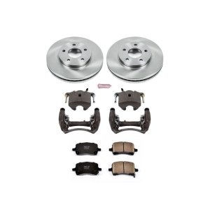 Chevrolet HHR Brake Kit - Front - PowerStop - Autospecialty Rotors + Evolution Ceramic Pads + Non-Coated Calipers - `08-`11