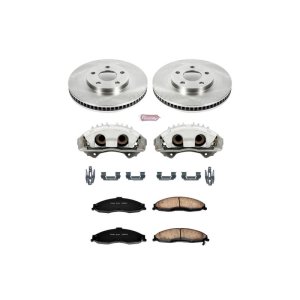 Chevrolet Camaro Brake Kit - Front - PowerStop - Autospecialty Rotors + Evolution Ceramic Pads + Non-coated Calipers - `98-`02