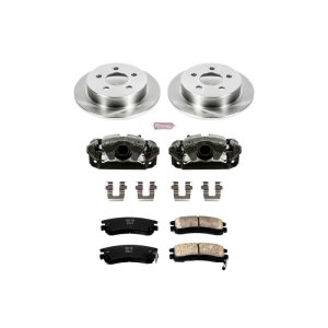 Buick Century Brake Kit - Rear - PowerStop - Autospecialty Rotors + Evolution Ceramic Pads + OE Replacement Calipers - `04-`05