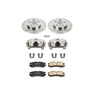 Cadillac Seville Brake Kit - Rear - PowerStop - Autospecialty Rotors + Evolution Ceramic Pads + Non-Coated Calipers - `98-`02