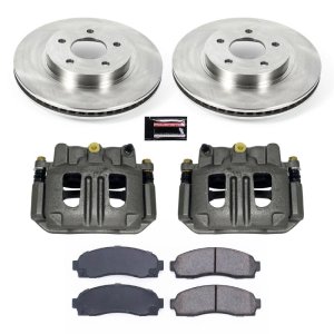 Chevrolet Equinox Brake Kit - Front - PowerStop - Autospecialty Rotors + Evolution Z16 Ceramic Pads + Non-Coated Calipers - `05-`06