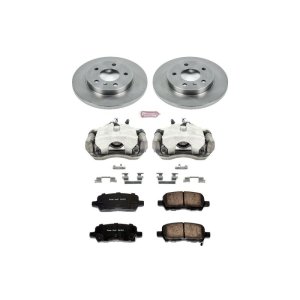 Buick Allure Brake Kit - Rear - PowerStop - Autospecialty Rotors + Z16 Ceramic Pads + Non-Coated Calipers - `05-`09