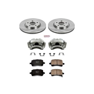 Chevrolet Cobalt Brake Kit - Front - PowerStop - Autospecialty Rotors + Evolution Ceramic Pads + Non-Coated Calipers - `05-`06