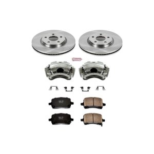 Chevrolet Malibu Brake Kit - Front - PowerStop - Autospecialty Rotors + Evolution Ceramic Pads + Non-Coated Calipers - `04-`08